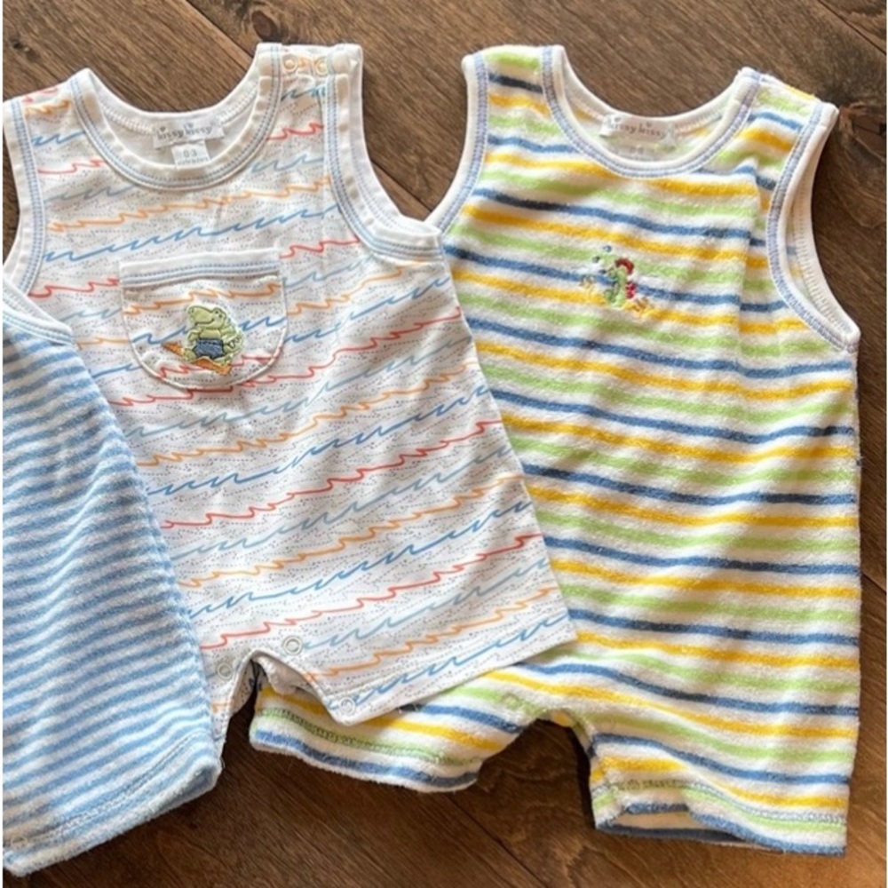 Kissy Kissy Short Sleeveless Playsuit- Set of 2